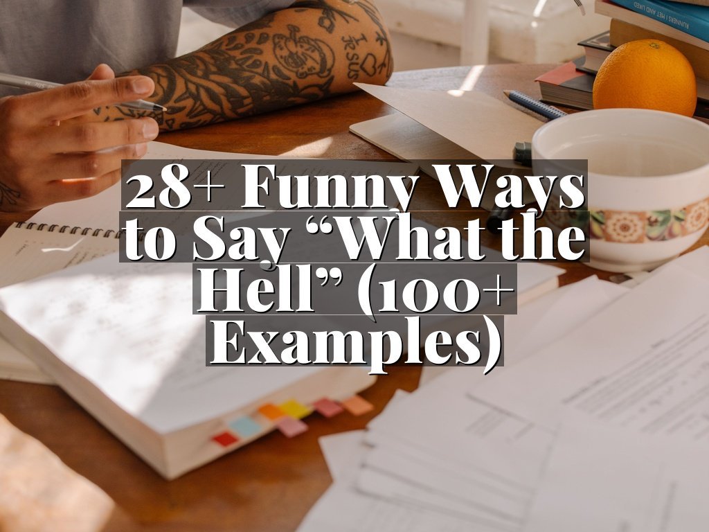 28+ Funny Ways to Say “What the Hell” (100+ Examples)